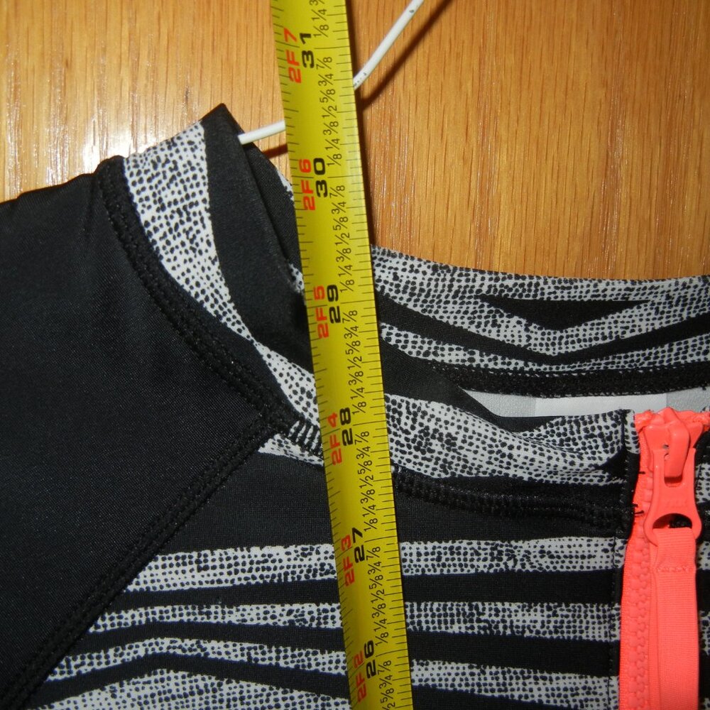 Speedo XL UV Protection Bathing Swim Suit Long-Sleeve Full Zip Crew Neck One Pc - Picture 5 of 13